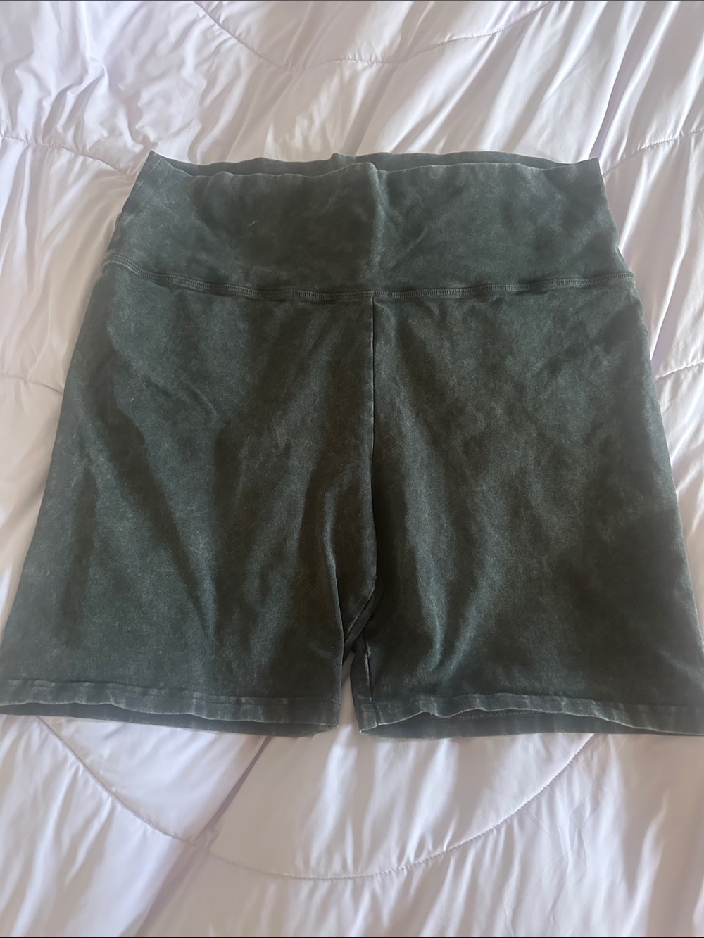 Aerie Faded Black bike shorts